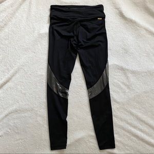 NWT Alala Captain Ankle Tights Black Metallic S